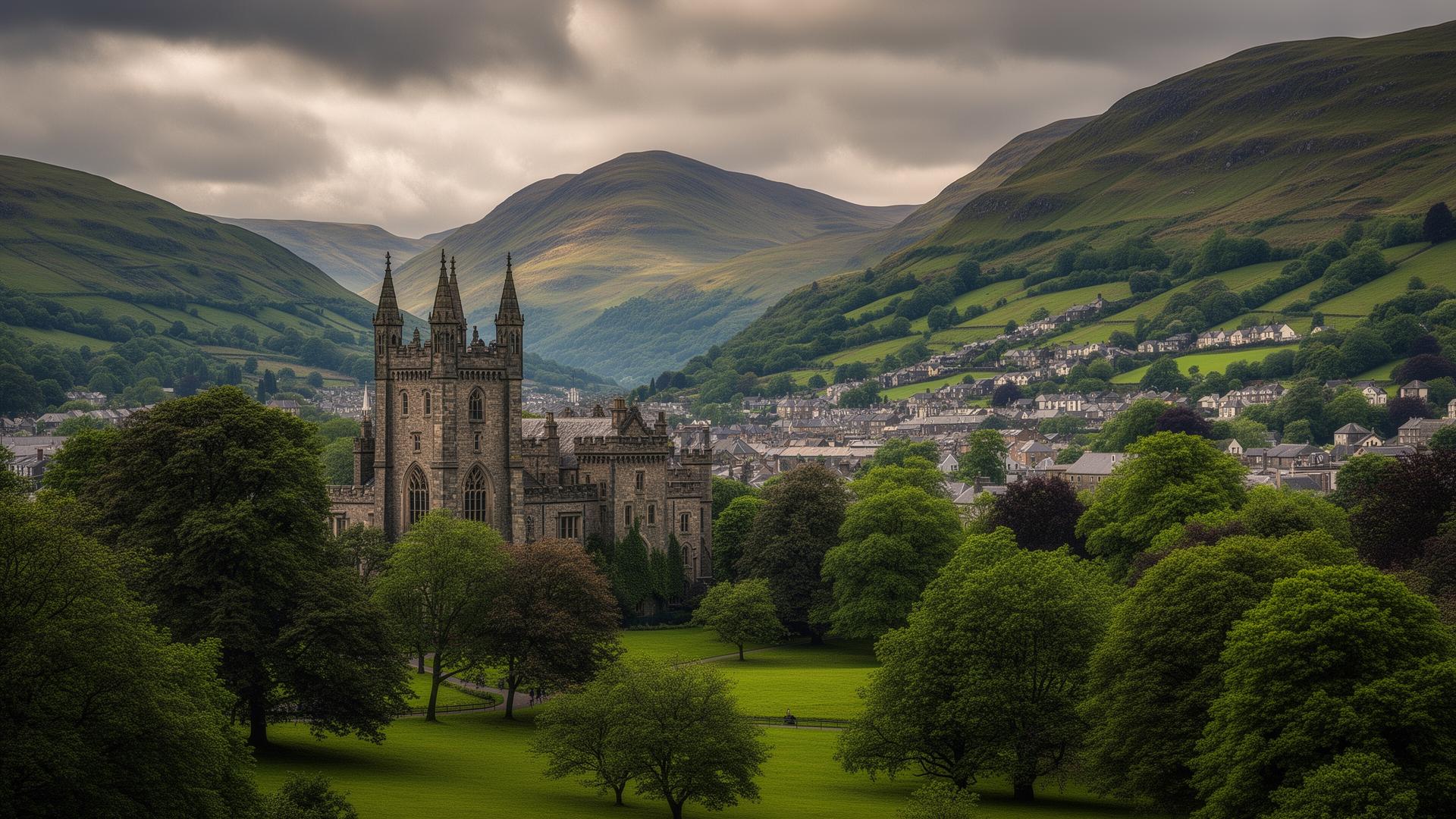 Merthyr Tydfil, South Wales, area served by KSC Carpets